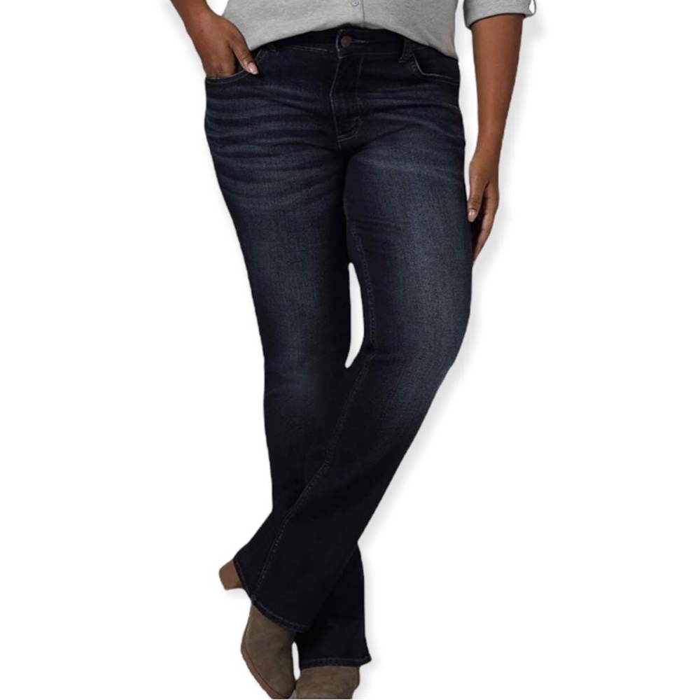 Riders by Lee Indigo Women's Plus Size Midrise Bootcut Jean, Size 24W Avg